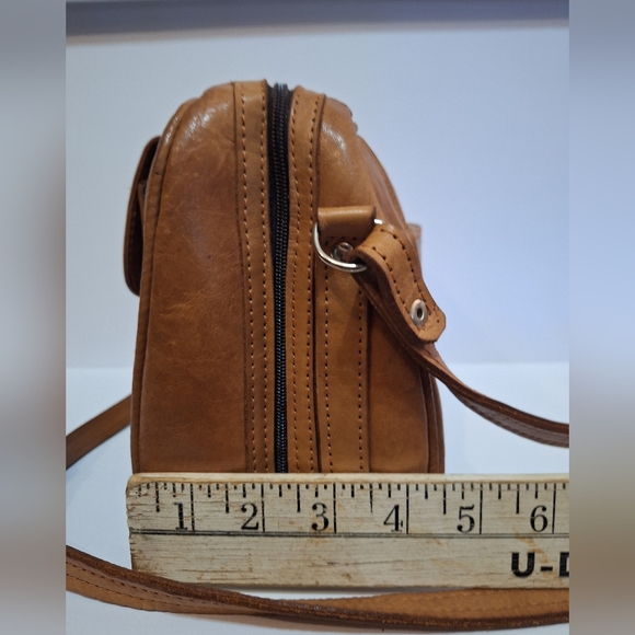 Vintage Tooled Leather Purse Grants Natural - Picture 16 of 16